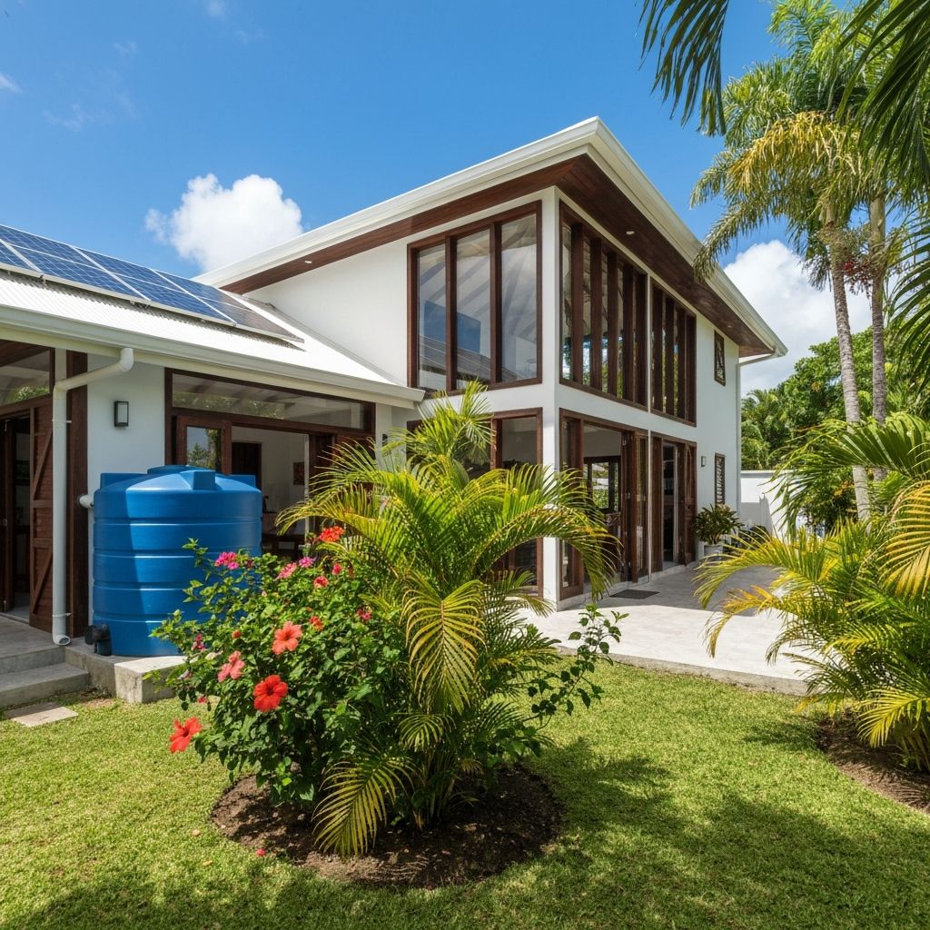 Paysage tropical de Martinique